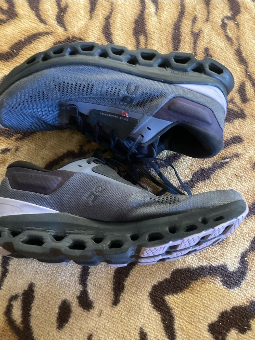 On Running Women’s Cloudnova Athletic Shoes — Blue/Black - Picture 11 of 13